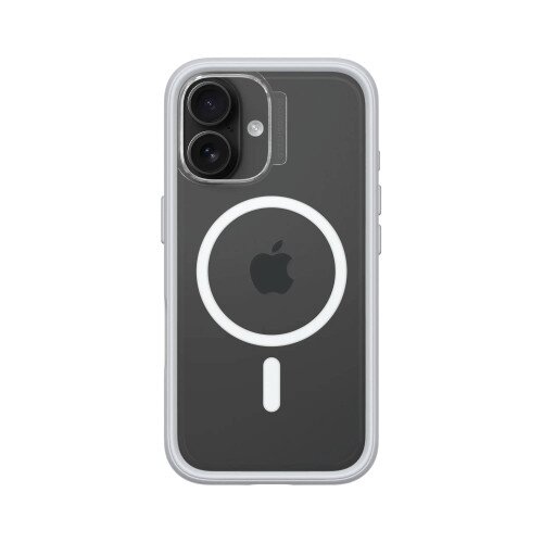 RhinoShield Mod NX Modular Protective Bumper Case with Backplate - MagSafe Compatible - iPhone 16 - Platinum Gray