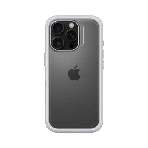 RhinoShield Mod NX Modular Protective Bumper Case with Backplate - iPhone 16 Pro - Platinum Gray