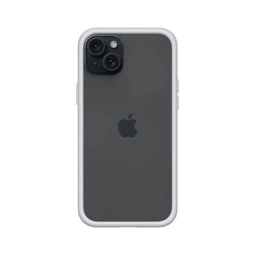 RhinoShield Mod NX Modular Protective Bumper Case - iPhone 15 Plus - Platinum Gray