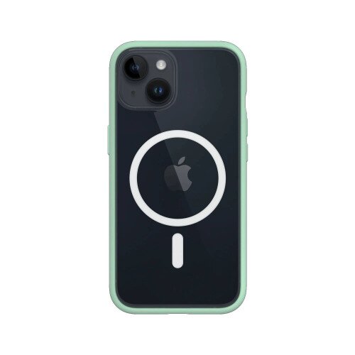 RhinoShield Mod NX Modular Protective Bumper Case with Backplate - MagSafe Compatible - iPhone 14 - Mint Green