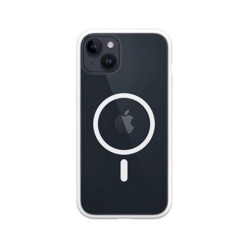 RhinoShield Mod NX Modular Protective Bumper Case with Backplate - MagSafe Compatible - iPhone 14 Plus - White