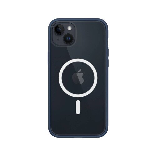 RhinoShield Mod NX Modular Protective Bumper Case with Backplate - MagSafe Compatible - iPhone 14 Plus - Navy Blue