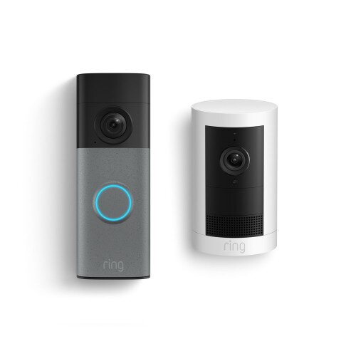 Ring Battery Doorbell 2K (2nd Gen) + Outdoor Cam Plus Battery