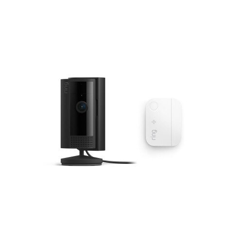 Ring Indoor Cam, 2nd Gen Plug-In + Window and Door Sensors