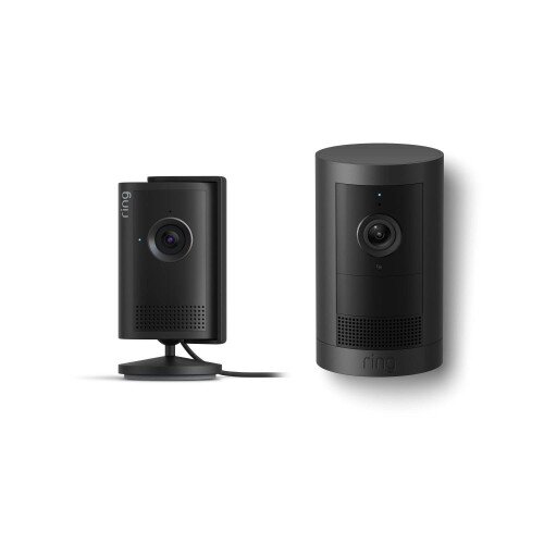 Ring Indoor Camera Plus + Outdoor Camera Plus Battery - Black