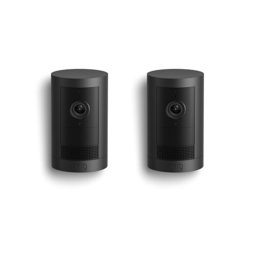 Ring Outdoor Cam Plus Battery 2K Security Camera - Black - 2-Pack
