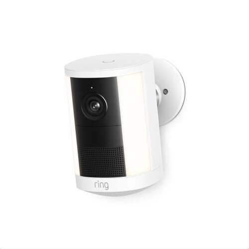 Ring Spotlight Cam (2nd Gen) Battery Outdoor Security Camera - White - 1-Pack