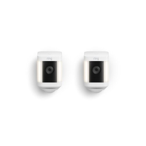 Ring Spotlight Cam Plus Battery - White - 2-Pack