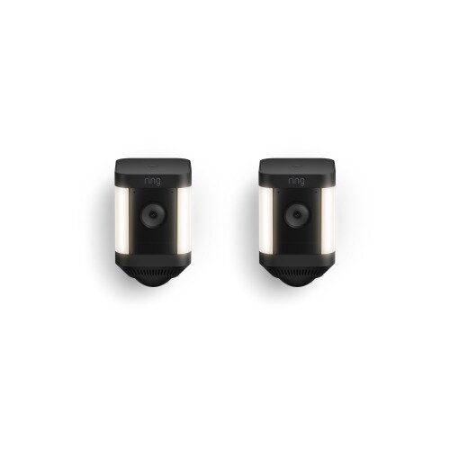 Ring Spotlight Cam Plus Battery - Black - 2-Pack
