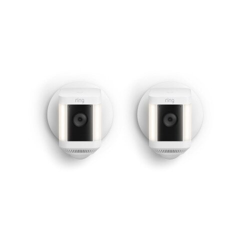 Ring Spotlight Cam Plus Wired - White - 2-Pack