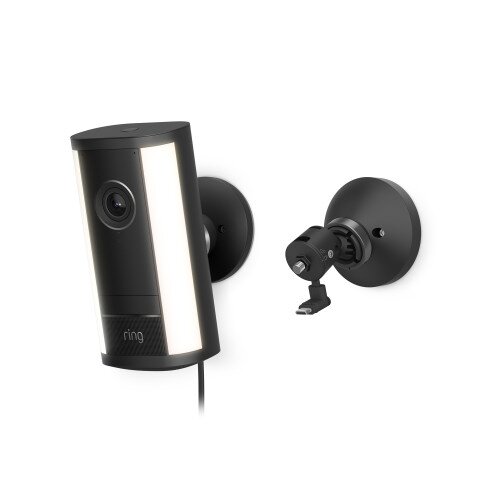Ring Spotlight Cam Pro (2nd Gen) Power Over Ethernet Outdoor Security Camera - Black