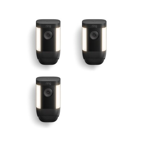 Ring Spotlight Cam Pro Battery - Black - 3 Pack