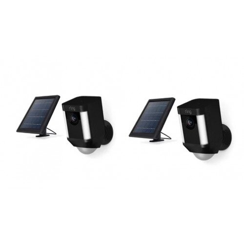 Ring Spotlight Cam Solar - 2-Pack - Black