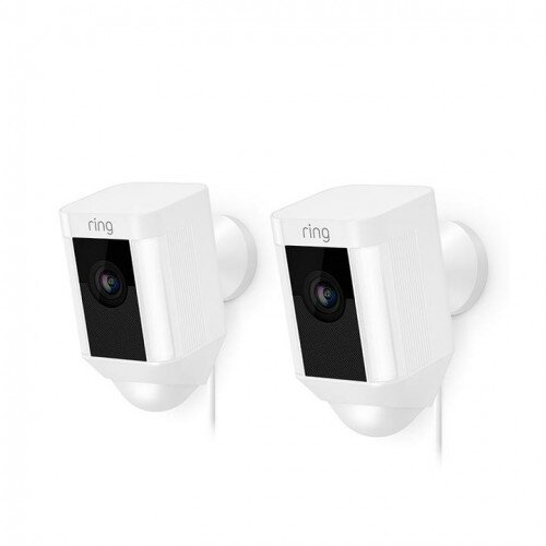 Ring Spotlight Cam Wired - 2-Pack - White