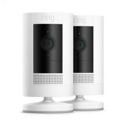 Ring Stick Up Cam Battery - 2-Pack - White