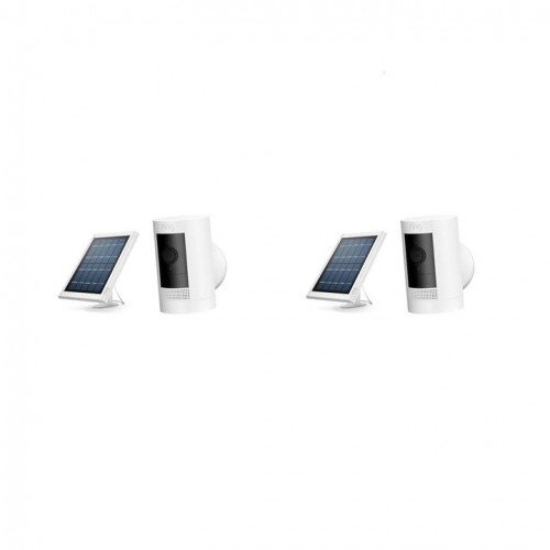 Ring Stick Up Security Camera Solar - 2-Pack
