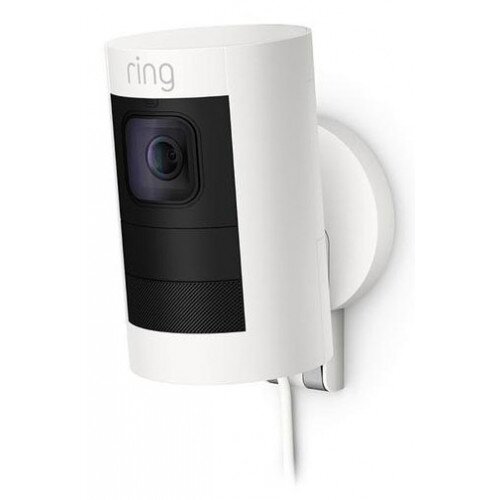 Ring Stick Up Wired Indoor/Outdoor HD Camera - White