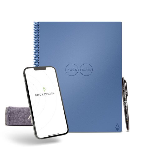 Rocketbook Core - Letter 8.5 in x 11 - Lined - Cosmic Cobalt