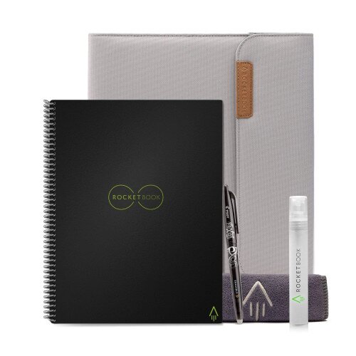 Rocketbook Core Capsule Bundle - Infinity Black - Gray