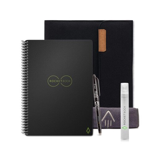 Rocketbook Core Capsule Bundle - Infinity Black - Black