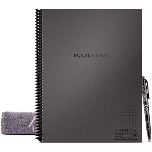 Rocketbook Matrix Graph Notebook - Gray