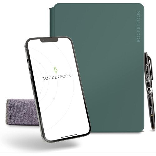 Rocketbook Pro Reusable & Eco-Friendly Notebook - Sage Green - Executive