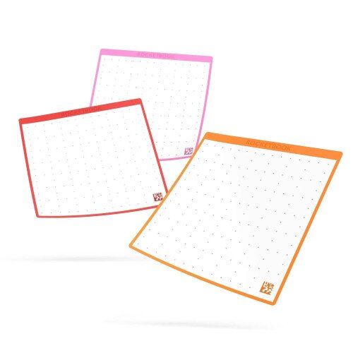 Rocketbook Reusable Sticky Notes Expansion Pack - Red/Orange/Pink