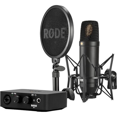 RODE NT1 & AI-1 Complete Studio Kit with Audio Interface