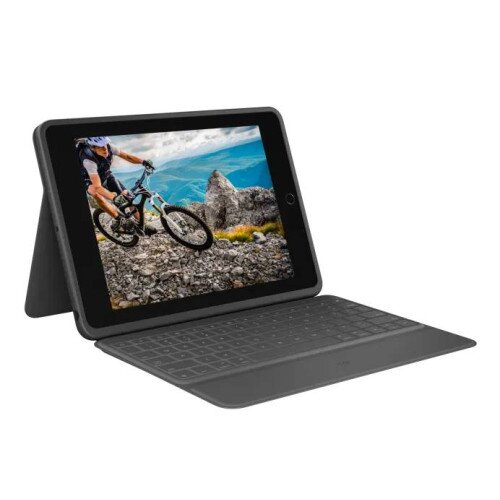 Logitech Rugged Folio Ultra-Protective Keyboard Case - iPad (7th, 8th and 9th Gen)