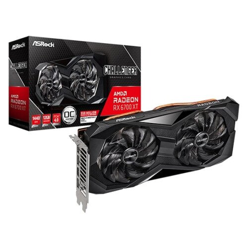 ASRock AMD Radeon RX 6700 XT Challenger D 12GB OC Graphics Card