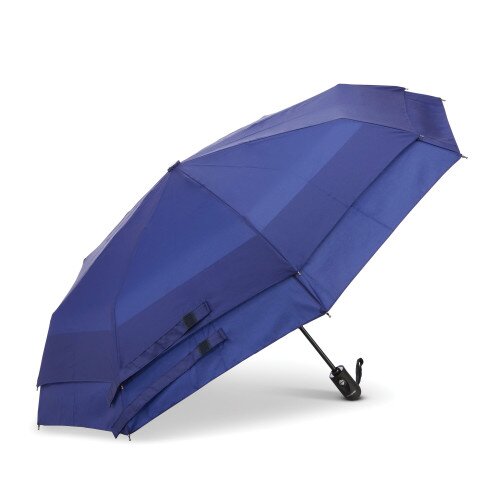 Samsonite Windguard Auto Open/Close Umbrella - New Blue