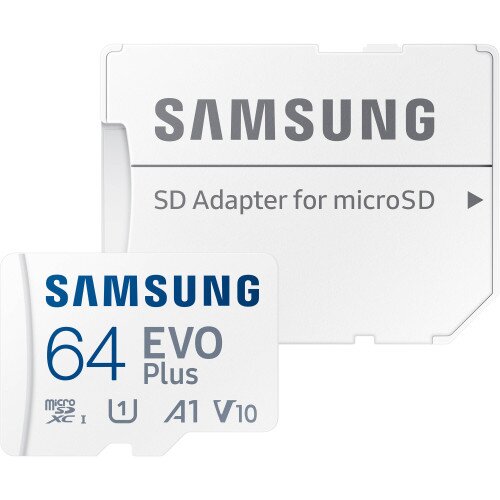 Samsung EVO Plus microSDXC Card with Adapter - 64GB - Single