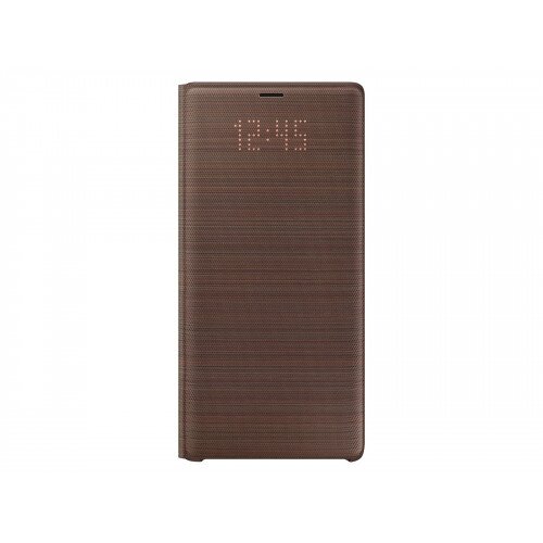 Samsung Galaxy Note9 LED Wallet Cover - Brown
