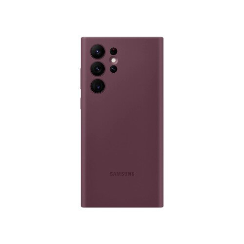 Samsung Galaxy S22 Ultra Silicone Cover - Burgundy
