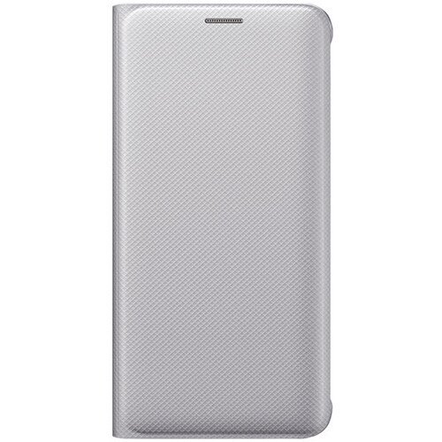 Samsung Galaxy S6 edge+ Wallet Flip Cover - Silver