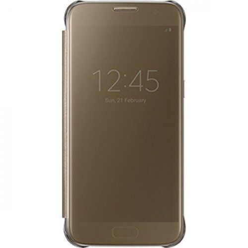 Samsung Galaxy S7 SView Flip Cover - Gold