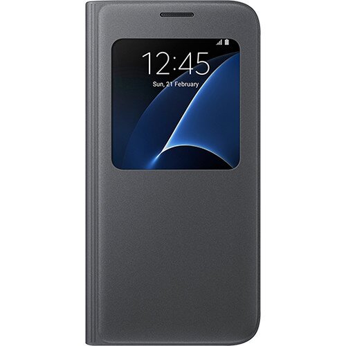 Samsung Galaxy S7 SView Flip Cover - Black