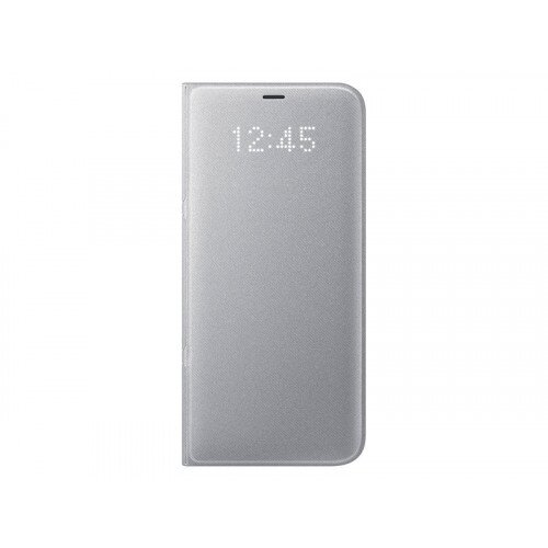 Samsung Galaxy S8+ LED Wallet Cover - Silver
