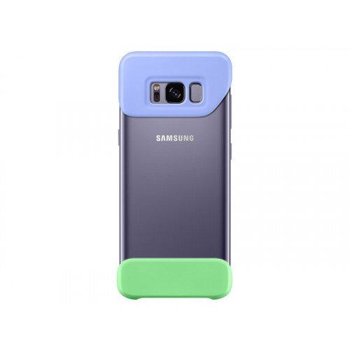 Samsung Galaxy S8 Two Piece Cover - Violet/Green