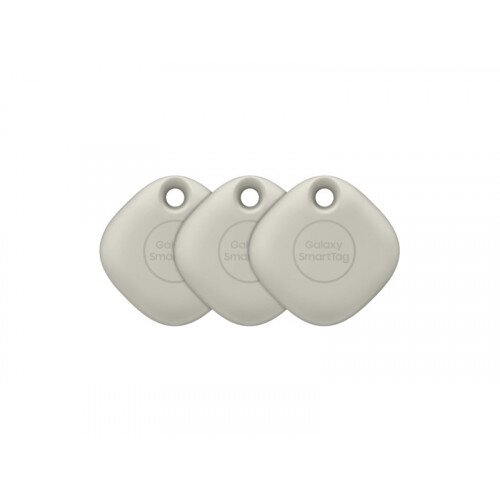 Samsung Galaxy SmartTag Bluetooth Tracker - Oatmeal - 3 Pack
