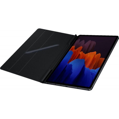 Samsung Galaxy Tab S7+ Book Cover - Mystic Black