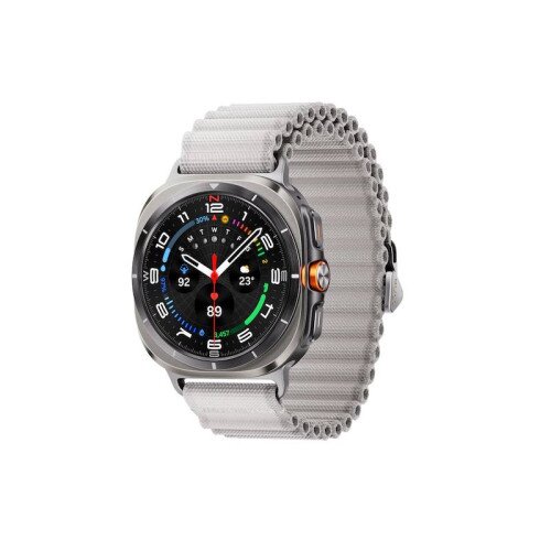Samsung Galaxy Watch Ultra (2025) - Titanium Silver - White Sand - Trail