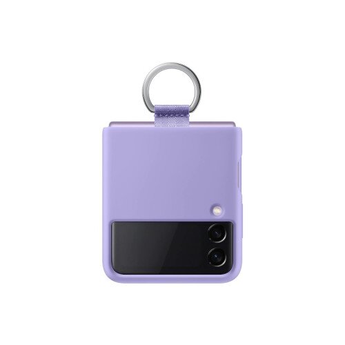 Samsung Galaxy Z Flip 3 5G Silicone Cover with Ring - Lavender