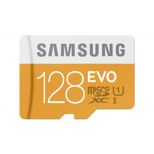 Samsung MicroSDXC EVO Memory Card w/ Adapter - 128GB