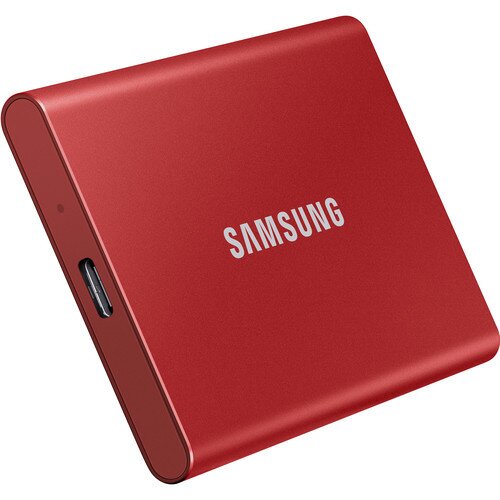 Samsung Portable SSD T7 USB 3.2 - Red - 500GB