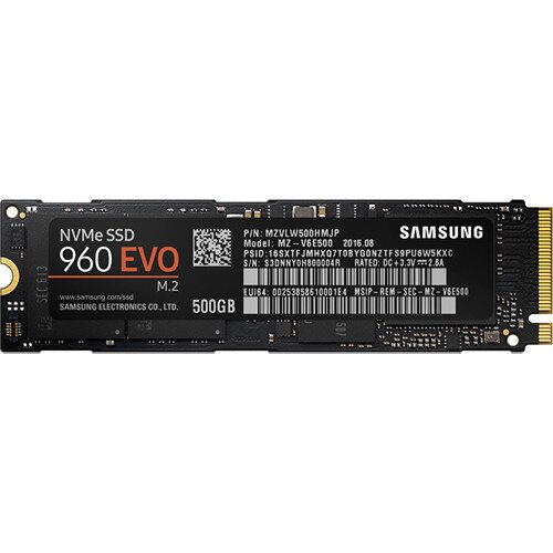 Samsung SSD 960 EVO NVMe M.2 - 500GB