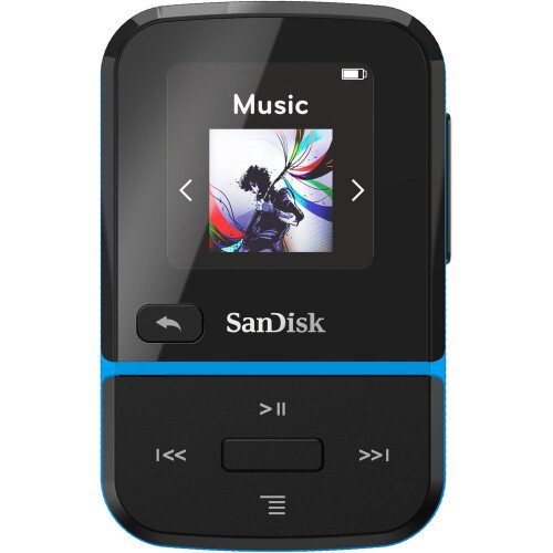 SanDisk Clip Sport Go Mp3 Player - 32GB - Blue