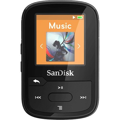 SanDisk Clip Sport Plus MP3 Player - 16GB - Black