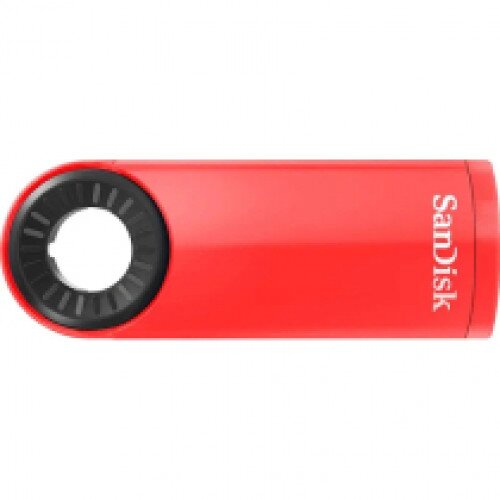SanDisk Cruzer Dial USB Flash Drive - Red - 32GB