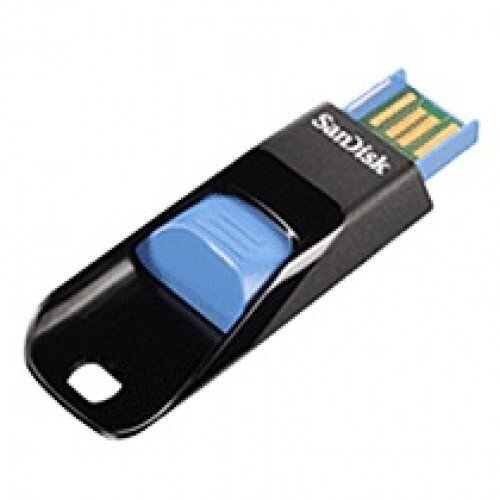 SanDisk Cruzer Edge USB Flash Drive - 4GB - Blue